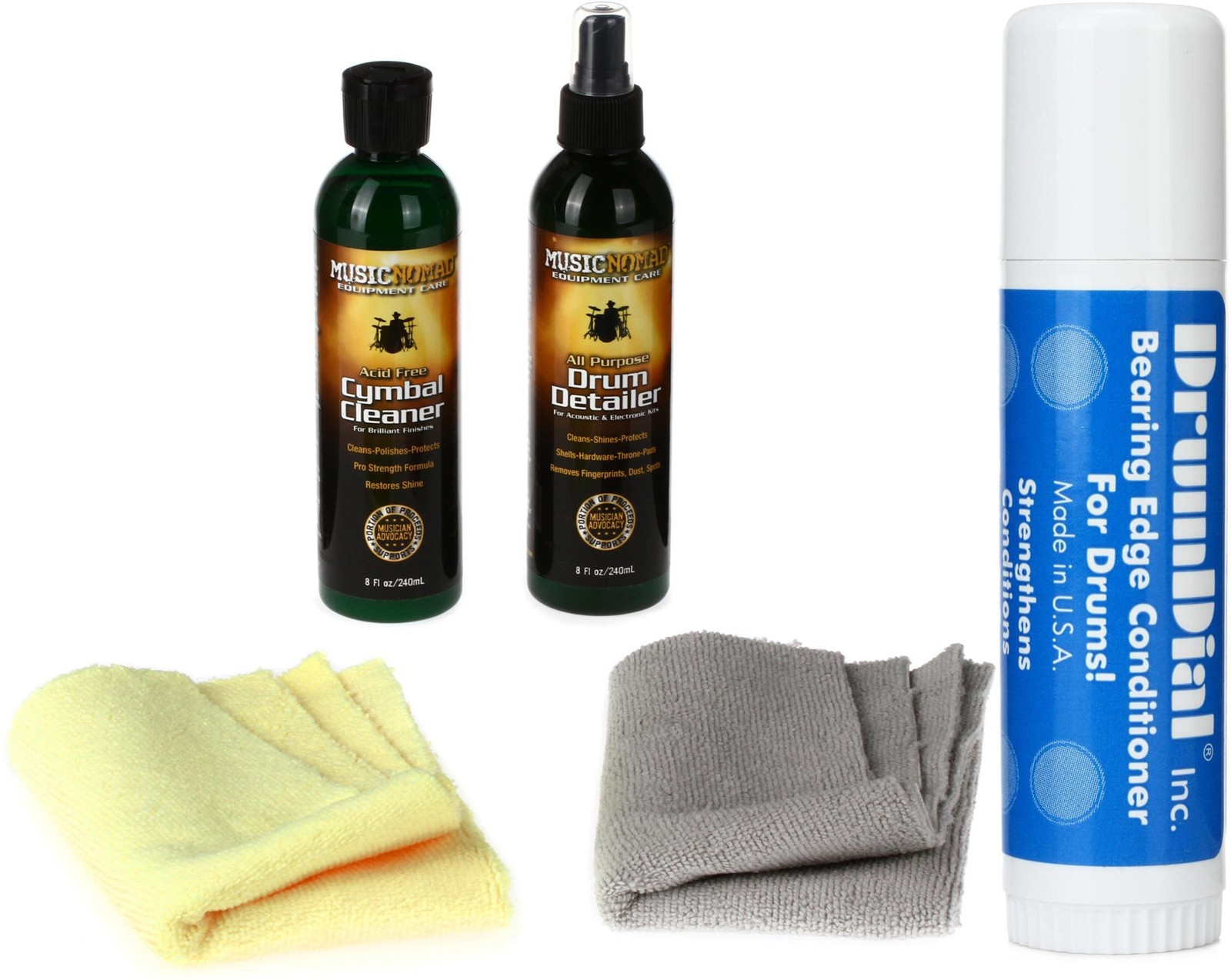 MusicNomad Premium Drum & Cymbal Care System + DrumDial DDBEC Value Bundle