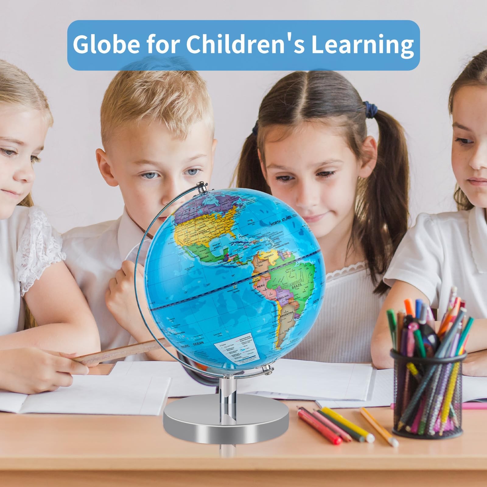 9'' Globe for Kids Rewritable World Globe