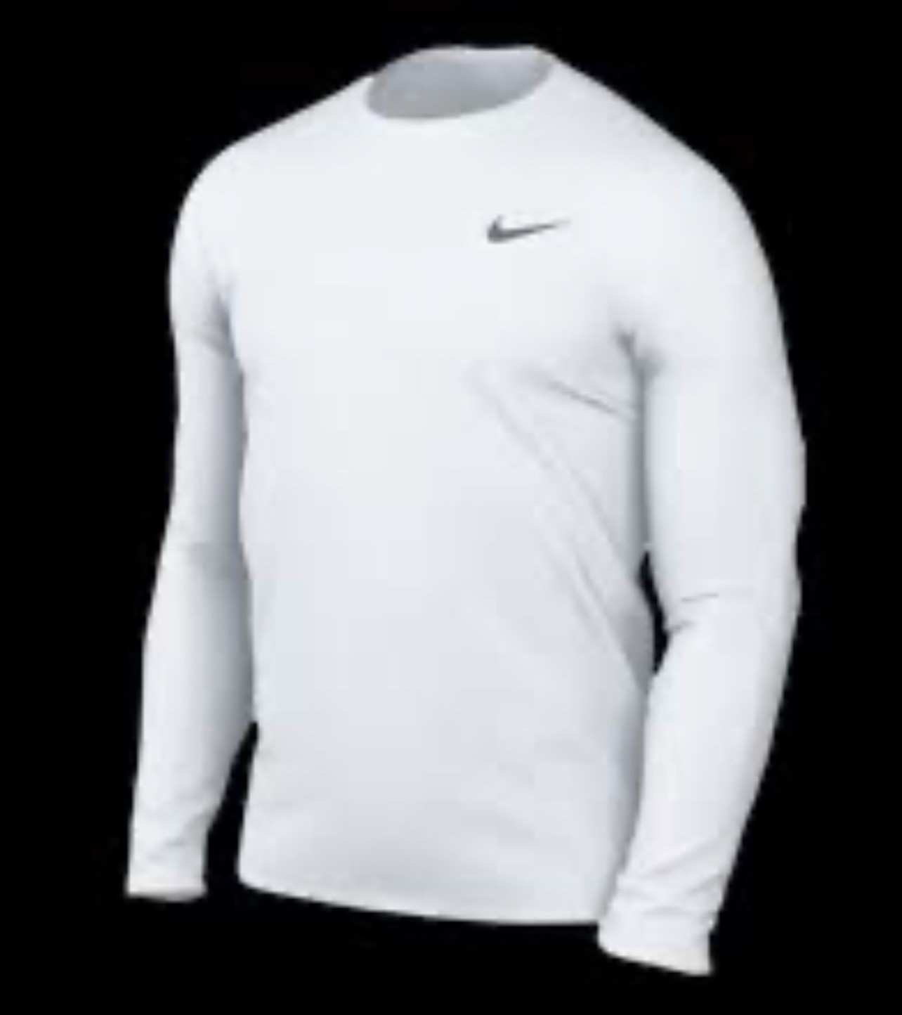 NIKE DRI-FIT LEGEND LONG SLEEVE TEE WHITE DV7298-100 Men’s Size Medium - NWT