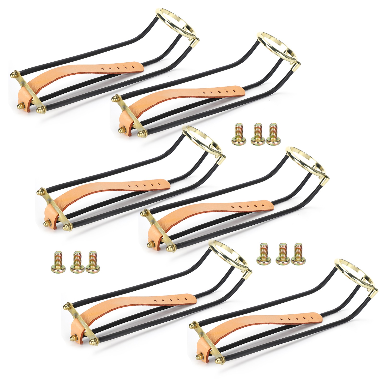 6Pcs Billiard Table Ball Falling Rail Pocket Snooker Pool Bronze Messing FF