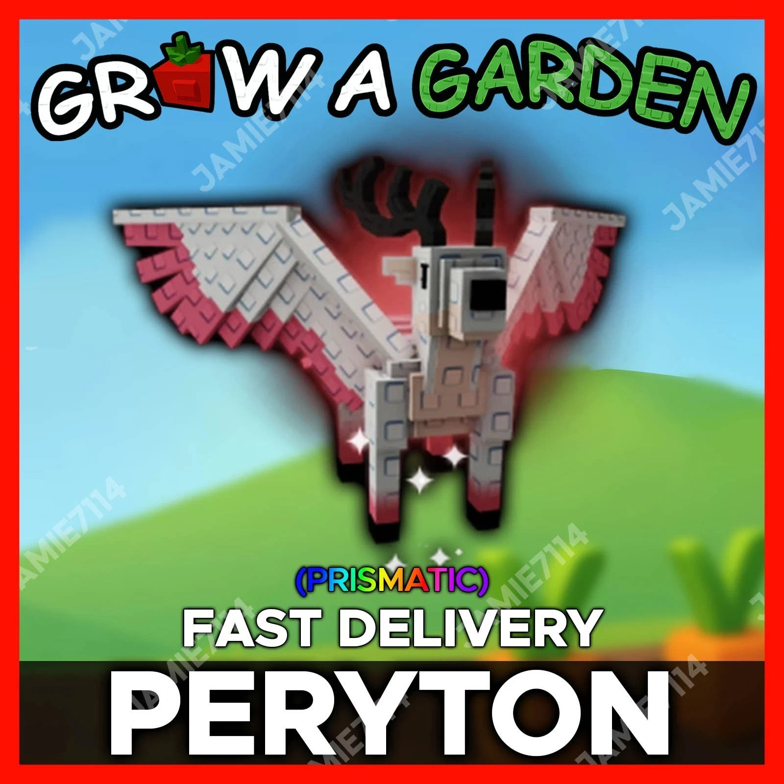 🟢 Peryton Age 100 | Grow A Garden‼️FAST & EASY DELIVERY‼️