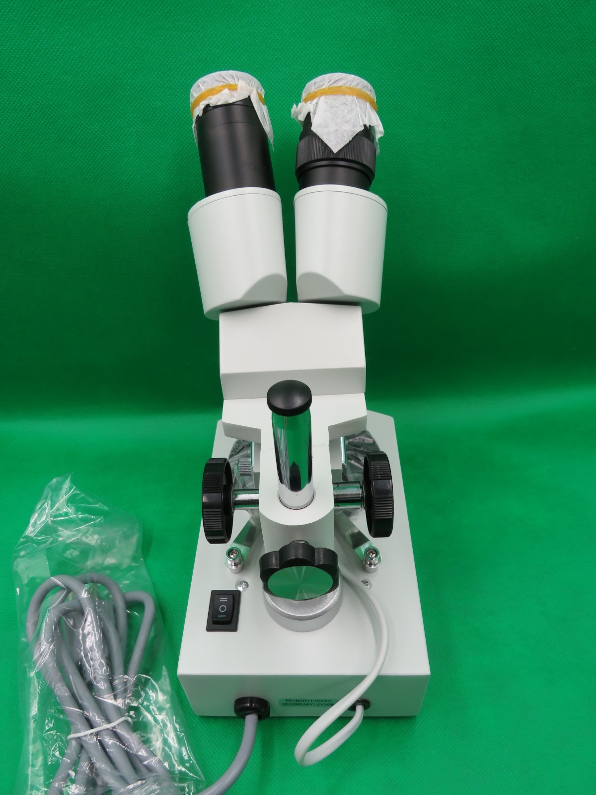 AmScope SE306R-PZ Binocular Stereo Microscope on a Pillar Stand