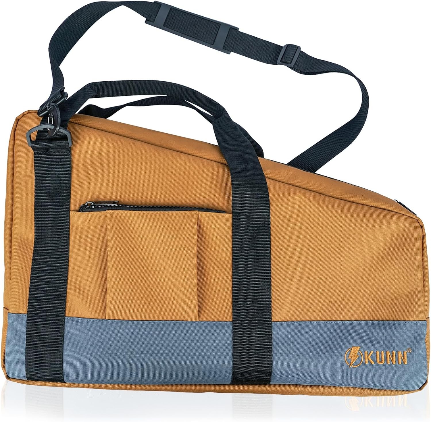 KUNN Framing Nailer Bag with Adjustable Shoulder Strap,Dual Lockable Zipper,Extr