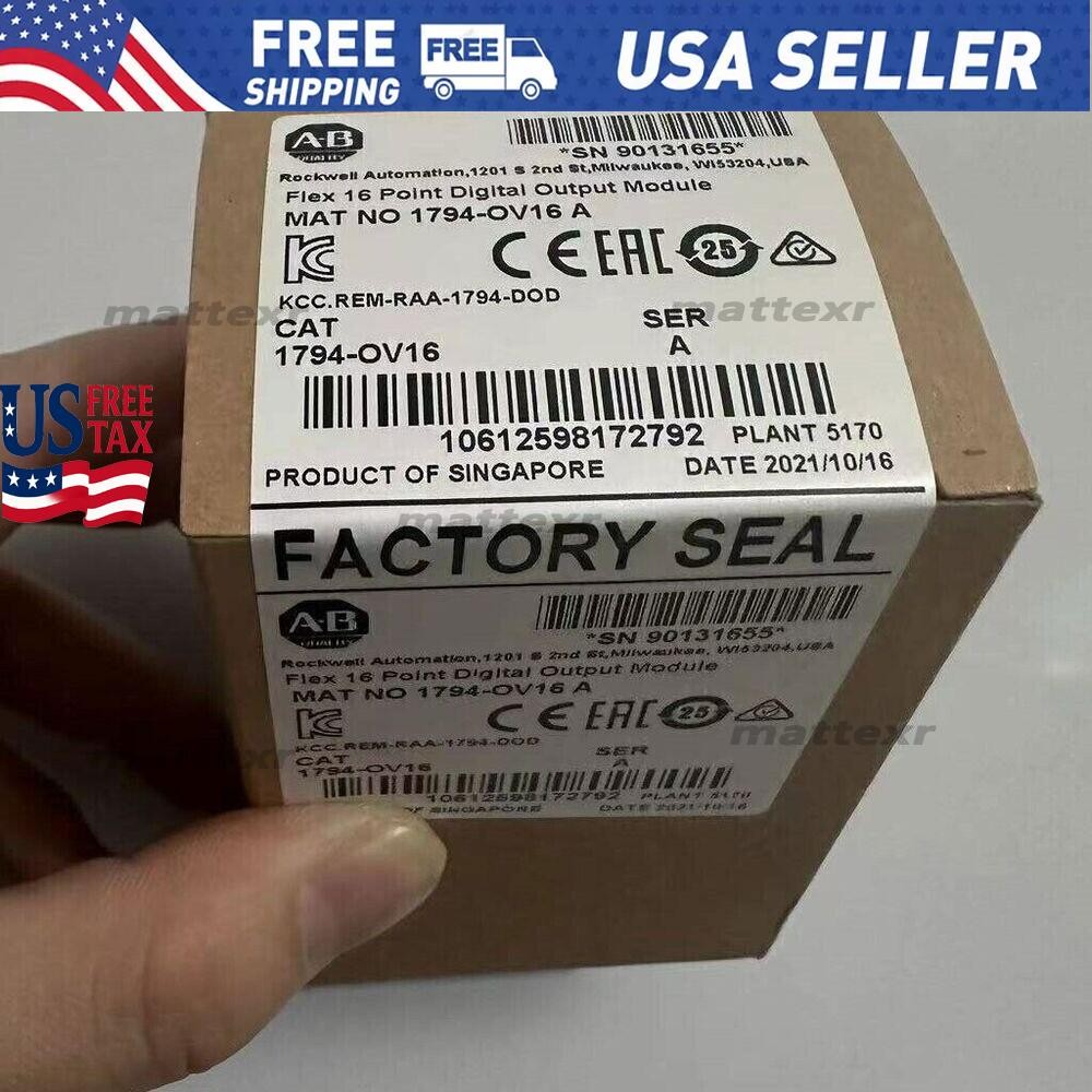 New Factory Sealed 1794-OV16 / A Flex 16 Point Digital Output Module US Free Tax