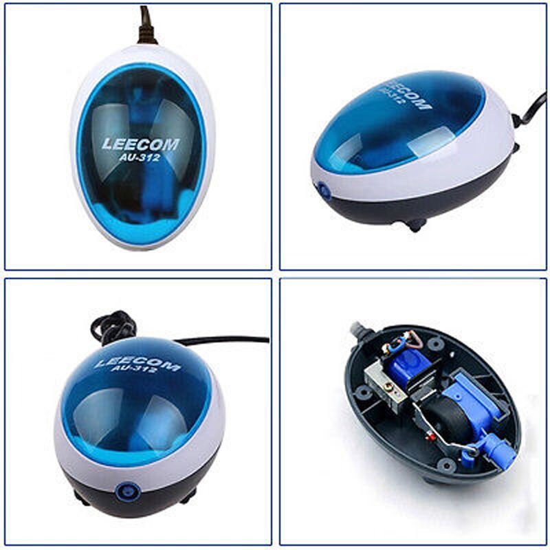 US Ultra Silent High Out Energy Efficient Aquarium Fish Tank Oxygen Air Pump JM