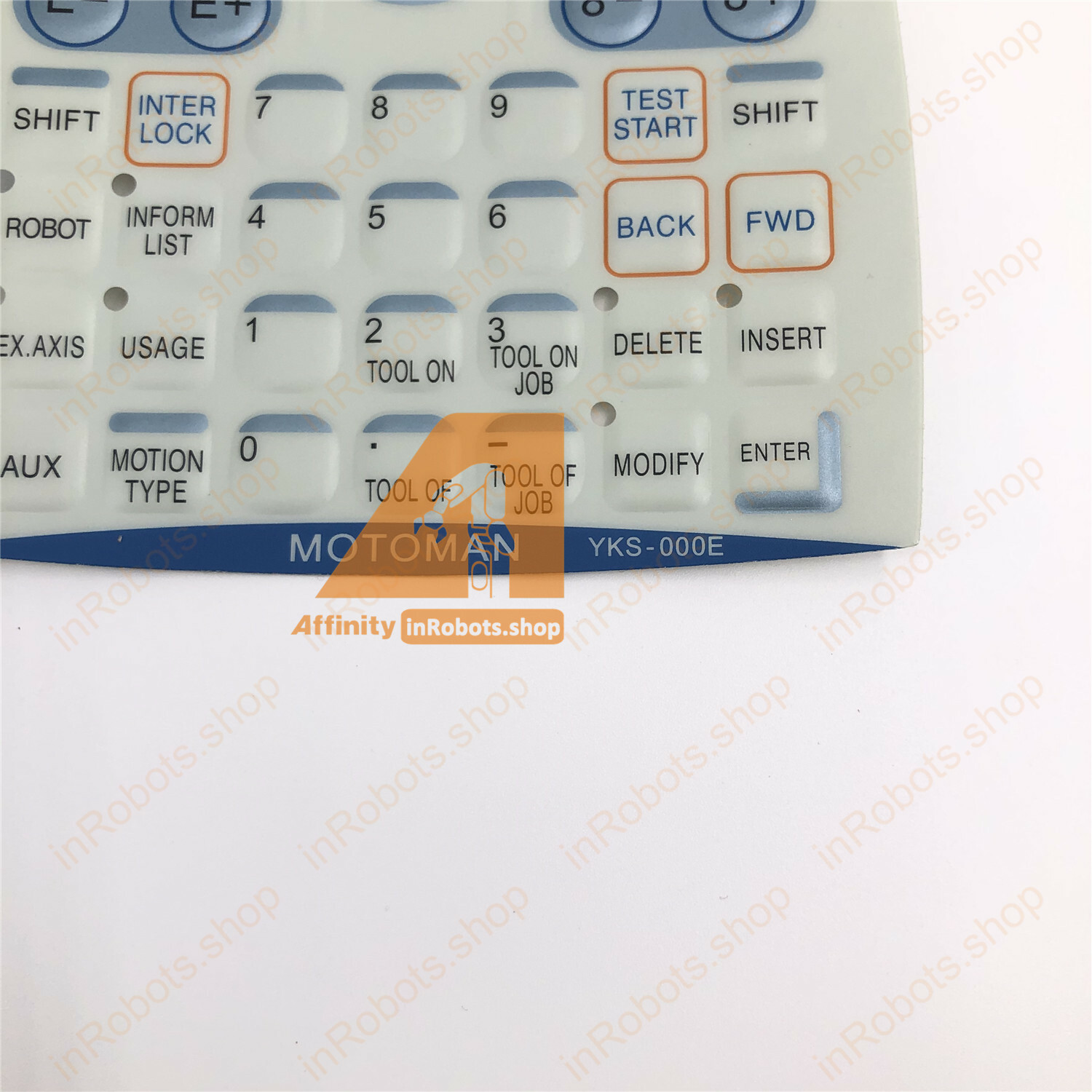 YKS-000E DX100 Yaskawa Keypad, Membrane, Motoman, New