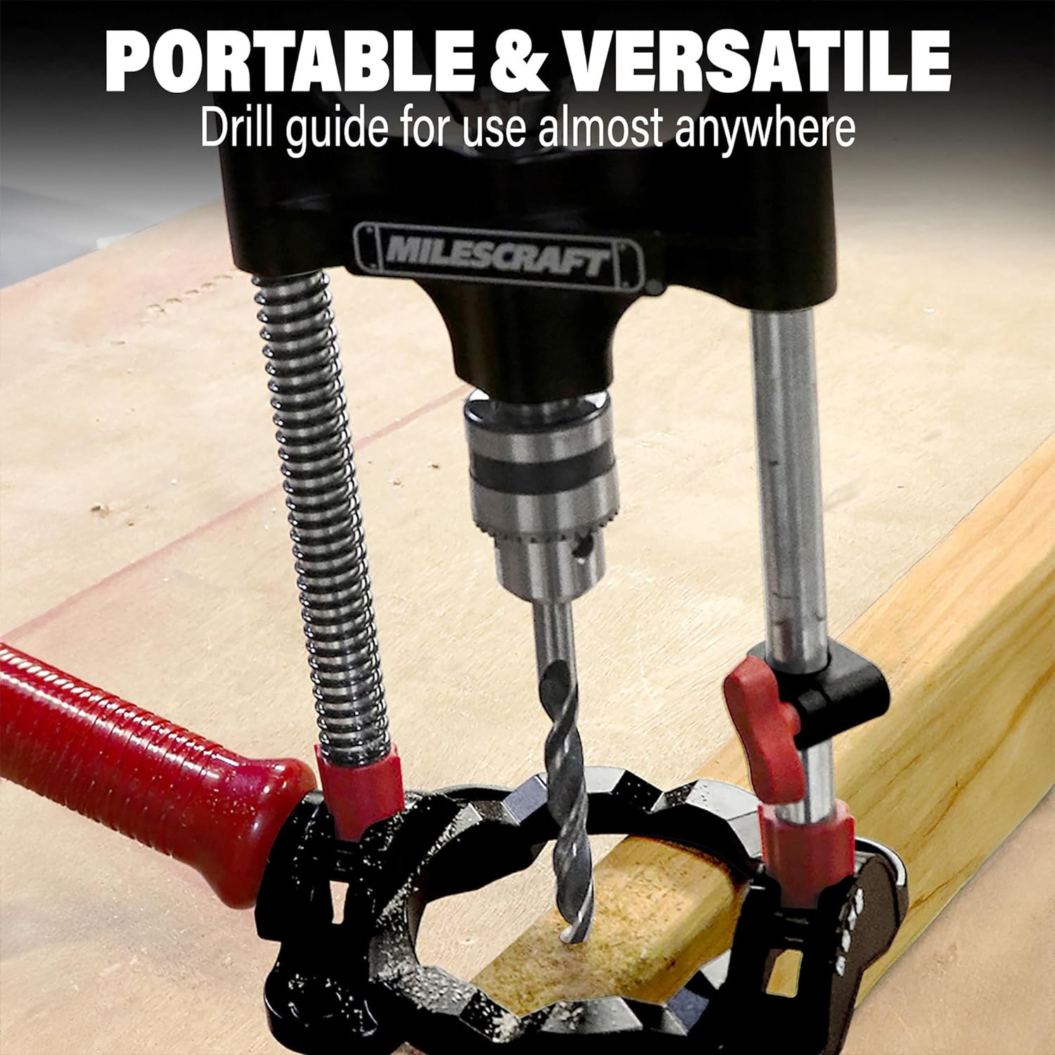 1318 Drillmate Portable Drillling Guide – Precision Drilling Jig Attachment for
