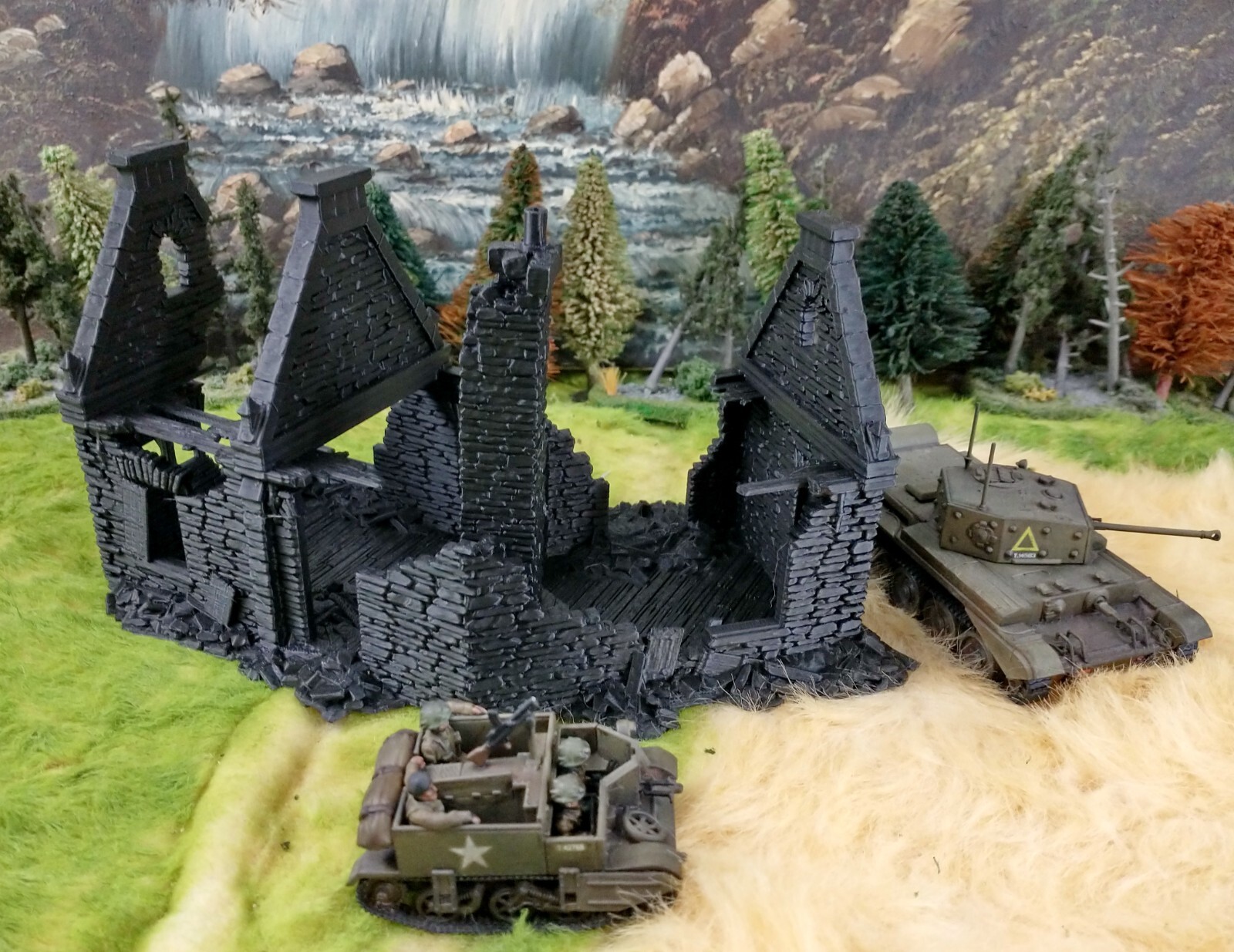 Grimdale Ward's Residence 28mm Ruined Village Terrain D&D Warhammer Mordheim
