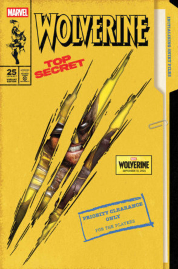 WOLVERINE #25 **JOCK WOLVERINE GAME VARIANT**  PRESALE 08/12/26
