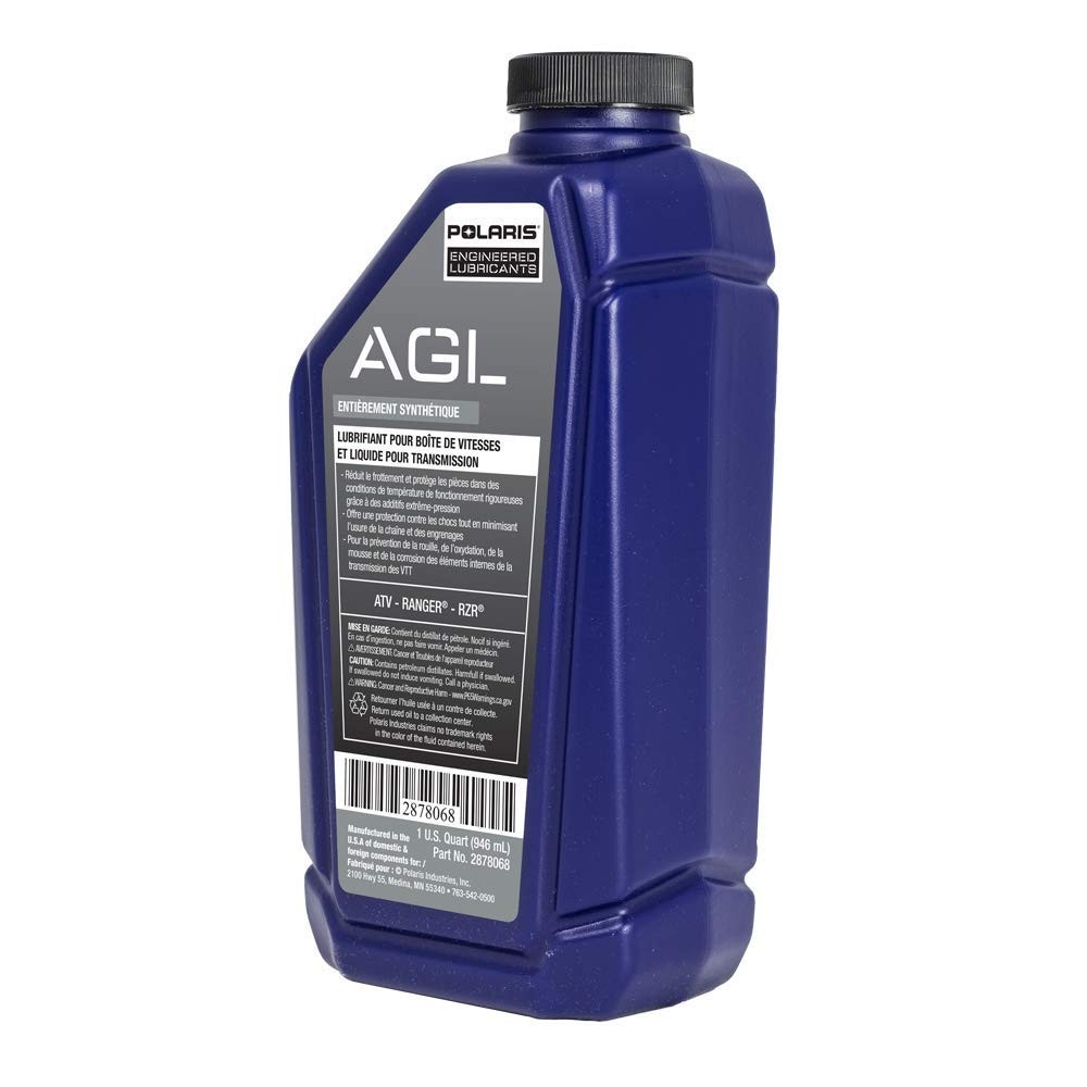 AGL Transmission Fluid and Gearcase Lubricant Full Synthetic for Off Road Veh...