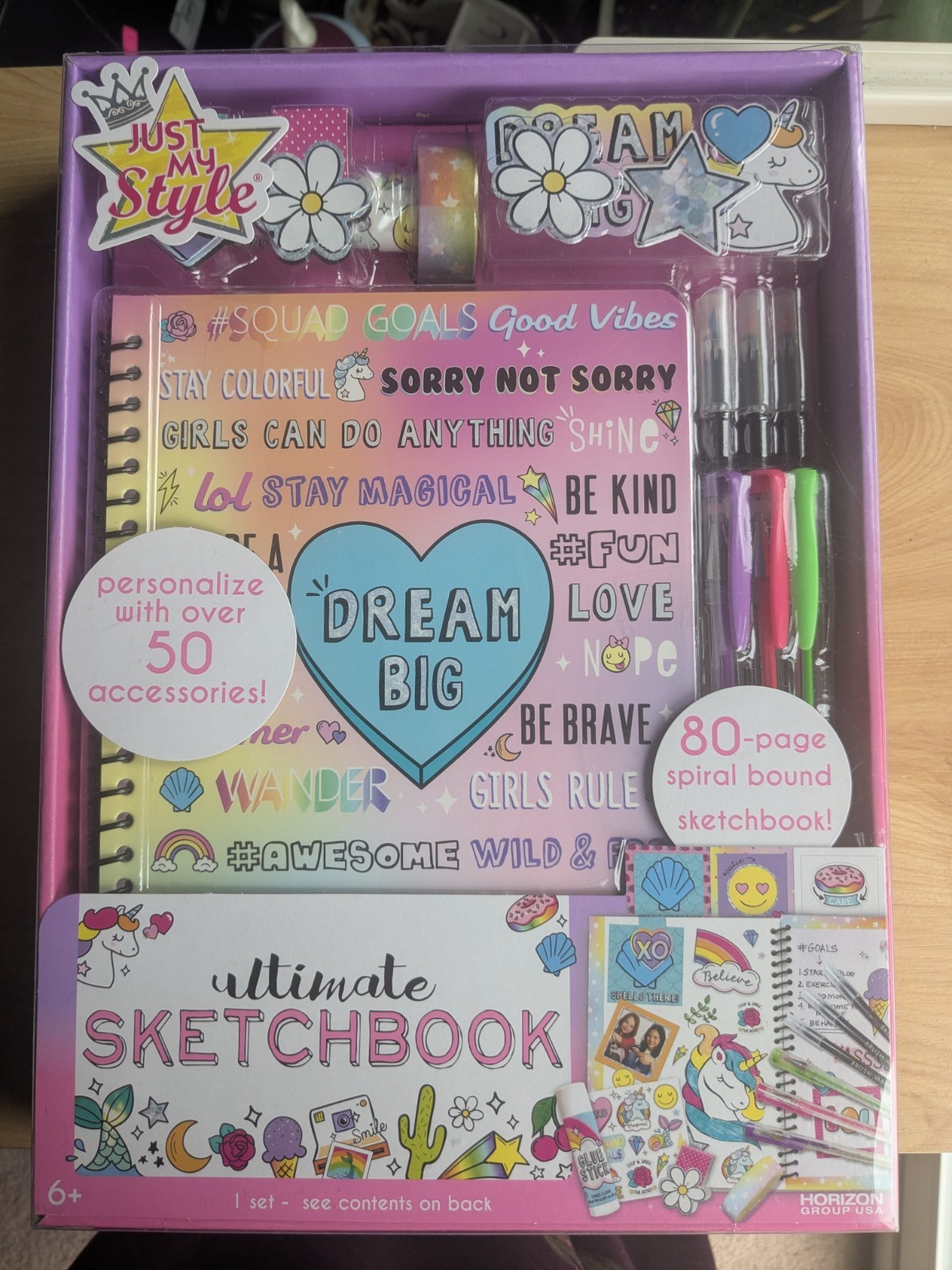 Ultimate Sketchbook One Set Over 50 Accessories Gift For Girls Art