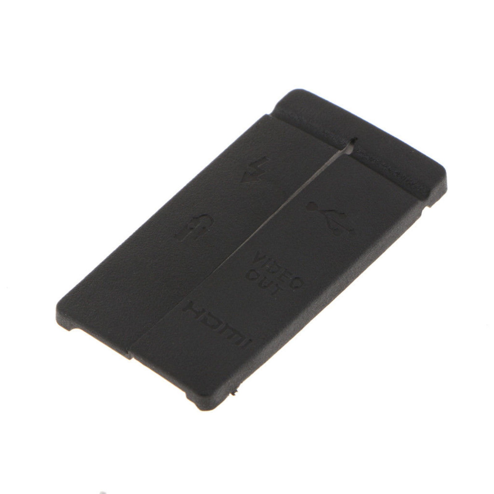 USB HDMI AV Video Out MIC Rubber Door Cover Replacement For Canon 50D Black Cam