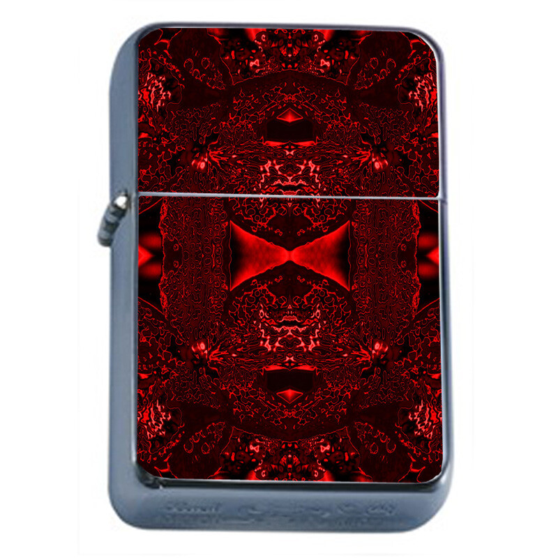 Abstract Art Em17 Flip Top Oil Lighter Windproof