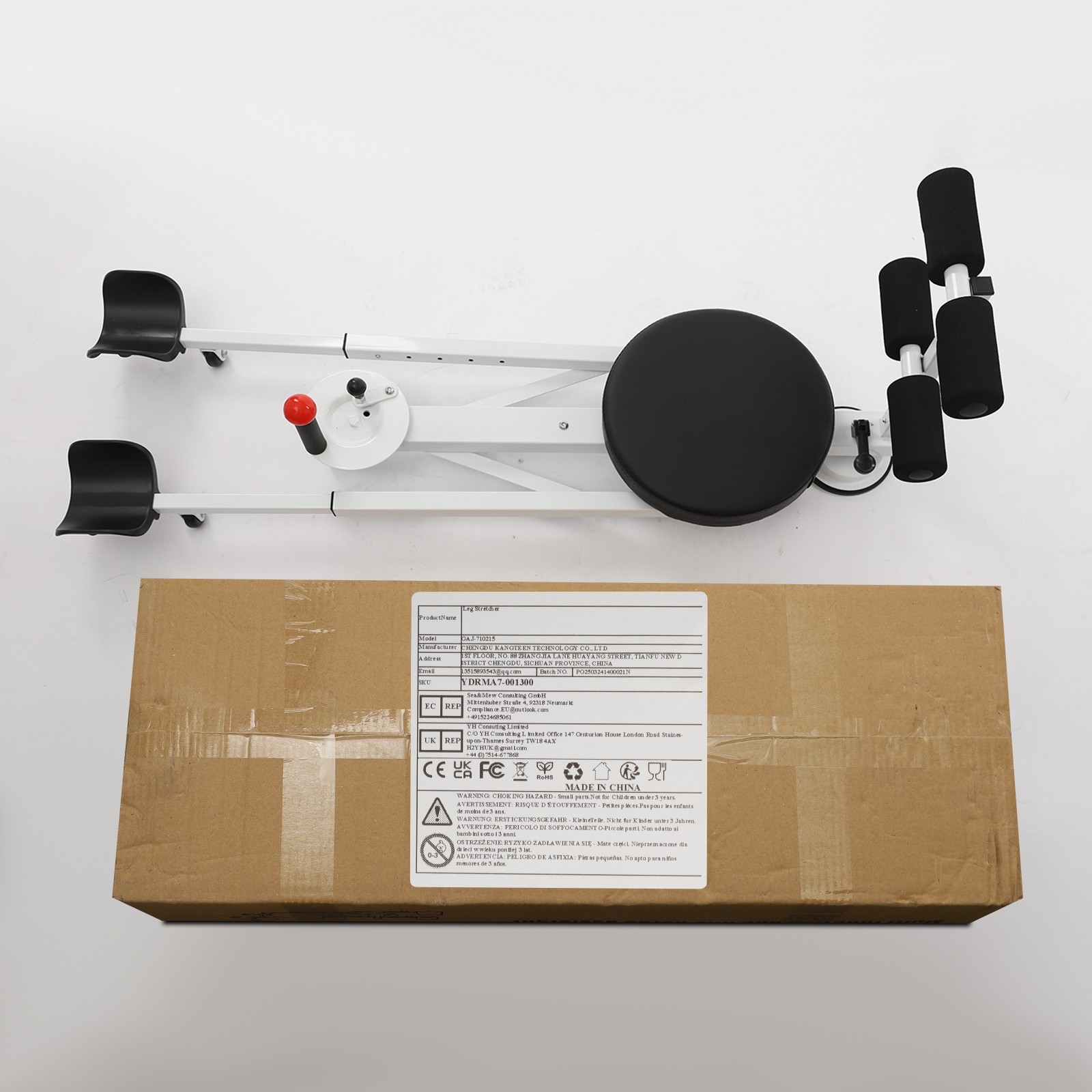 Leg Stretcher Machine 330LBS Hip Stretch Split Equipment Home Indoor Fitness NEW
