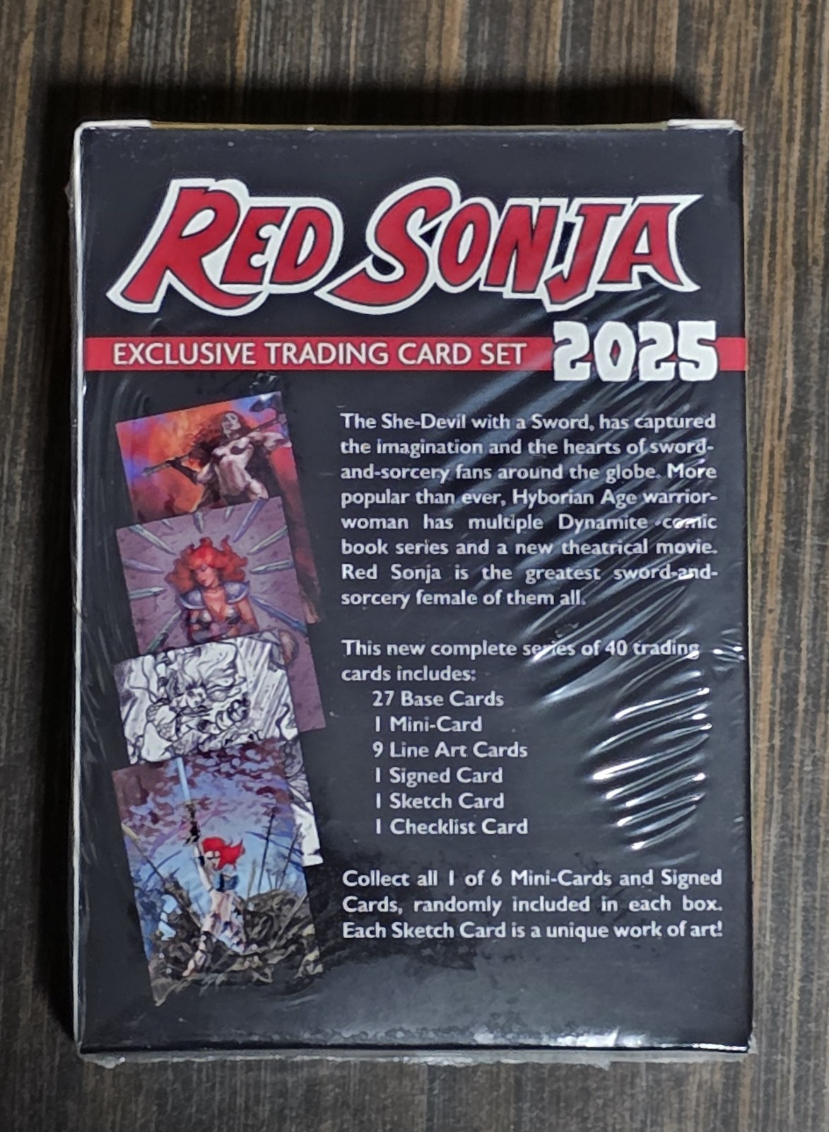 Red Sonja 2025 Dynamite Exclusive Trading Card Set