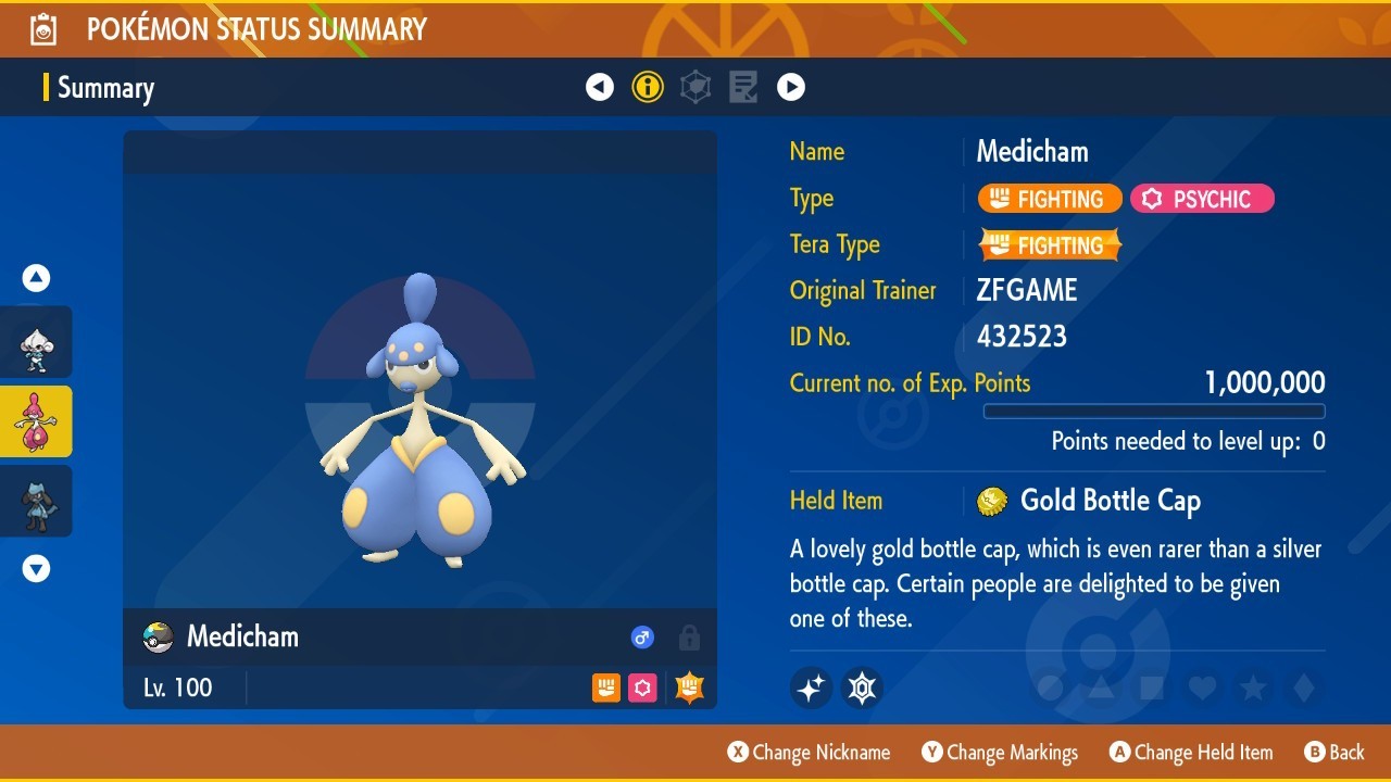 ✨POKEMON 6IV SHINY Medicham + EVS 🚀 SCARLET and VIOLET ✨Online delivery⚡ ENG