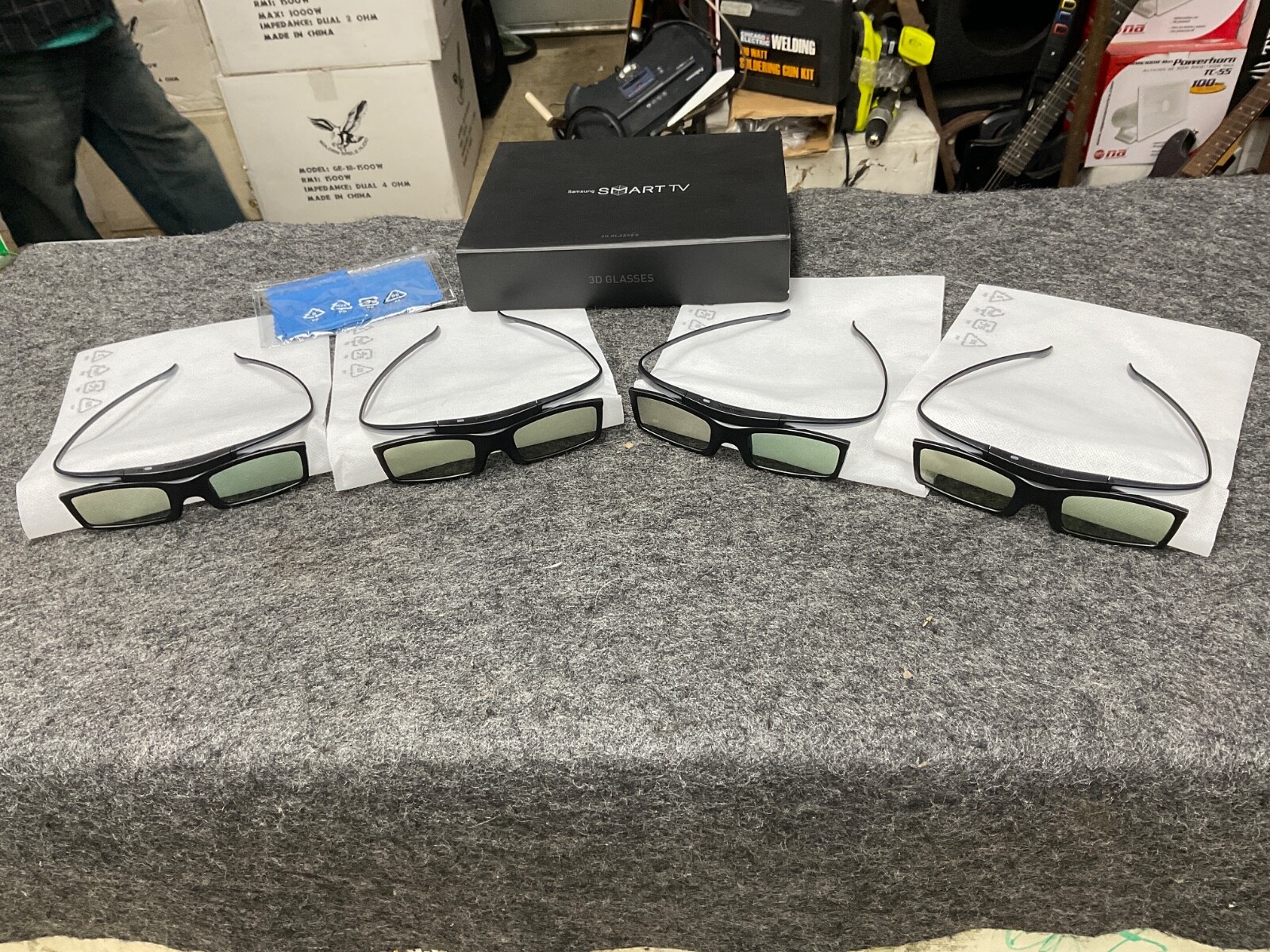 4X Genuine SSG5100GB 3D Active Shutter Glasses For Samsung SSG-5100GB TV