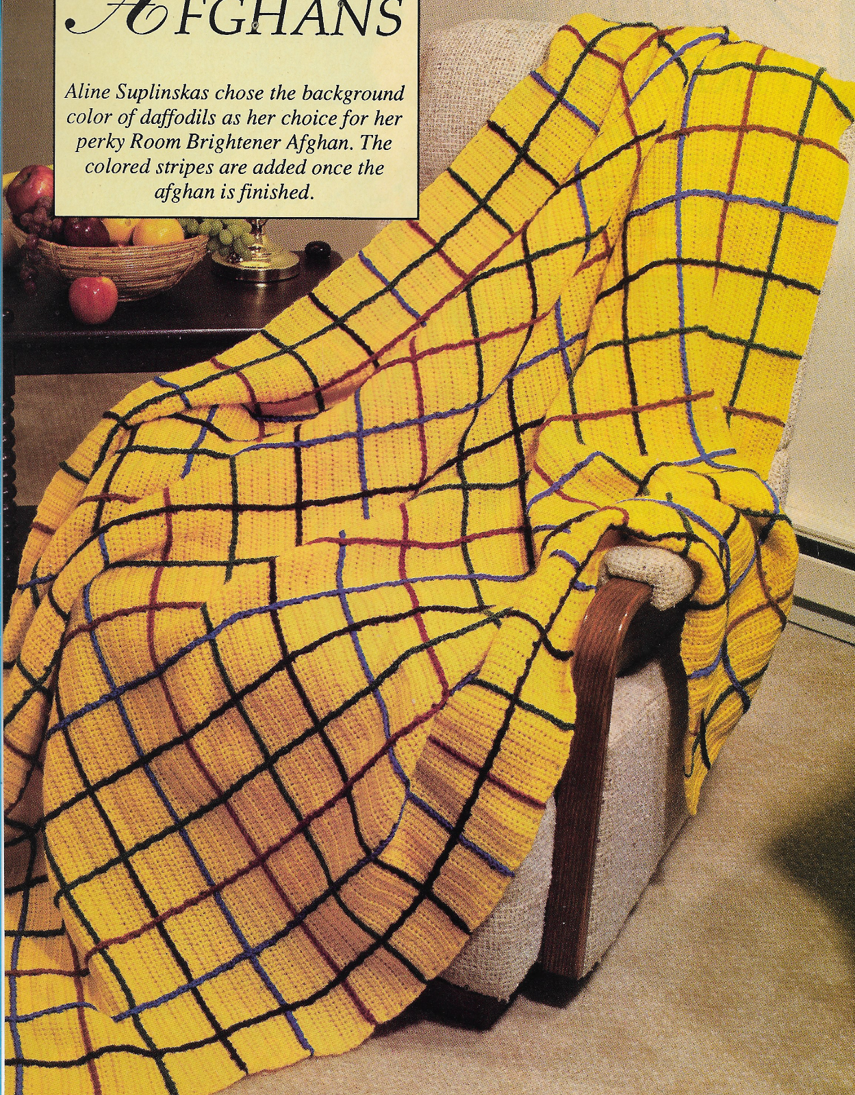 Room Brightener Afghan crochet pattern instructions