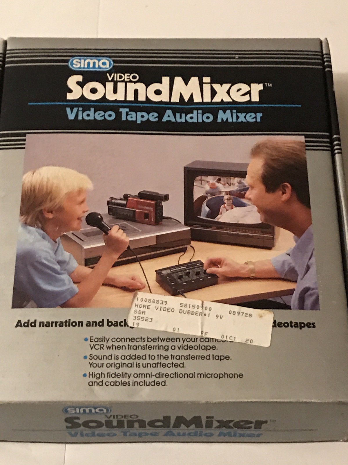 NEW Vintage Sima Video SoundMixer Video Tape Audio Mixer - MODEL SSM 1988