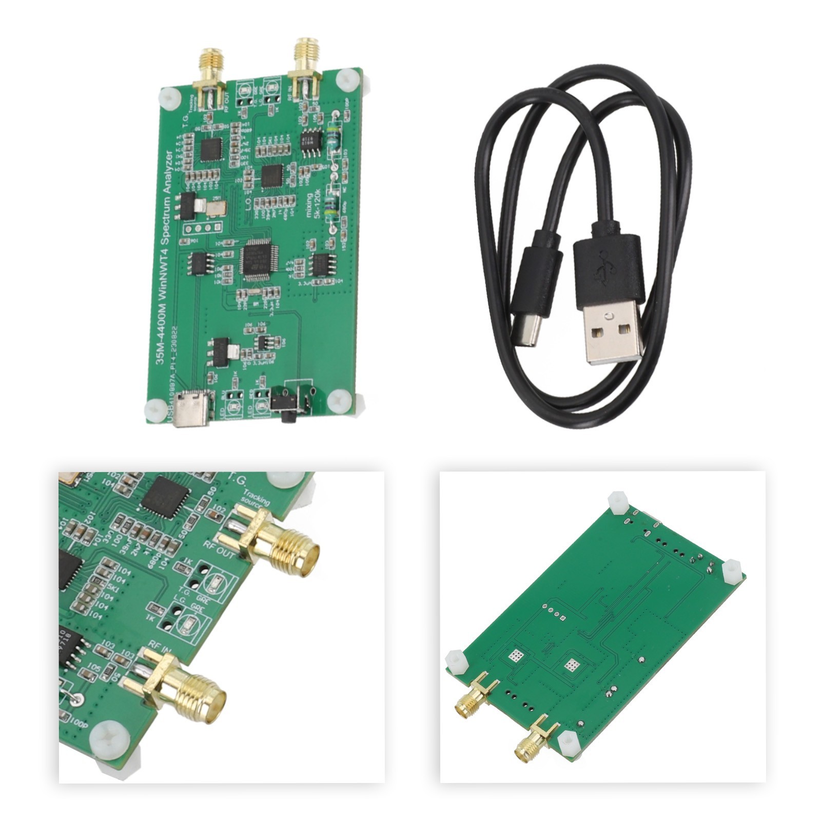 Compact and Efficient LTDZ35M4400M USB Spectrum Analyzer with Tracking Source