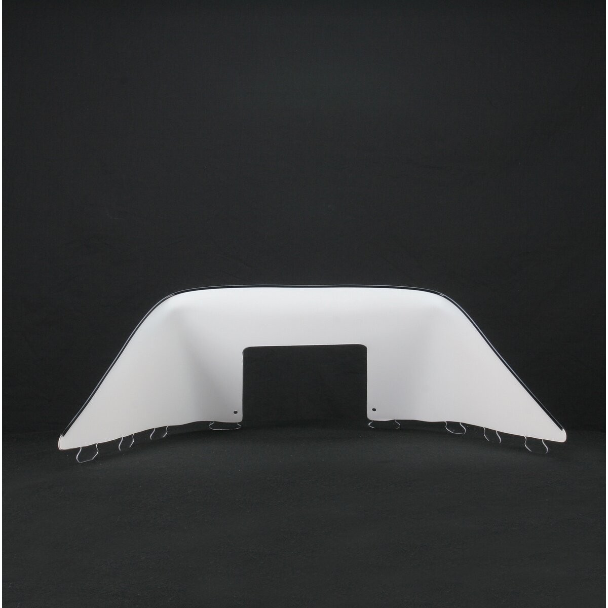 Sno-Stuff 5 in. Low-Cut White Windshield - 450-233-55