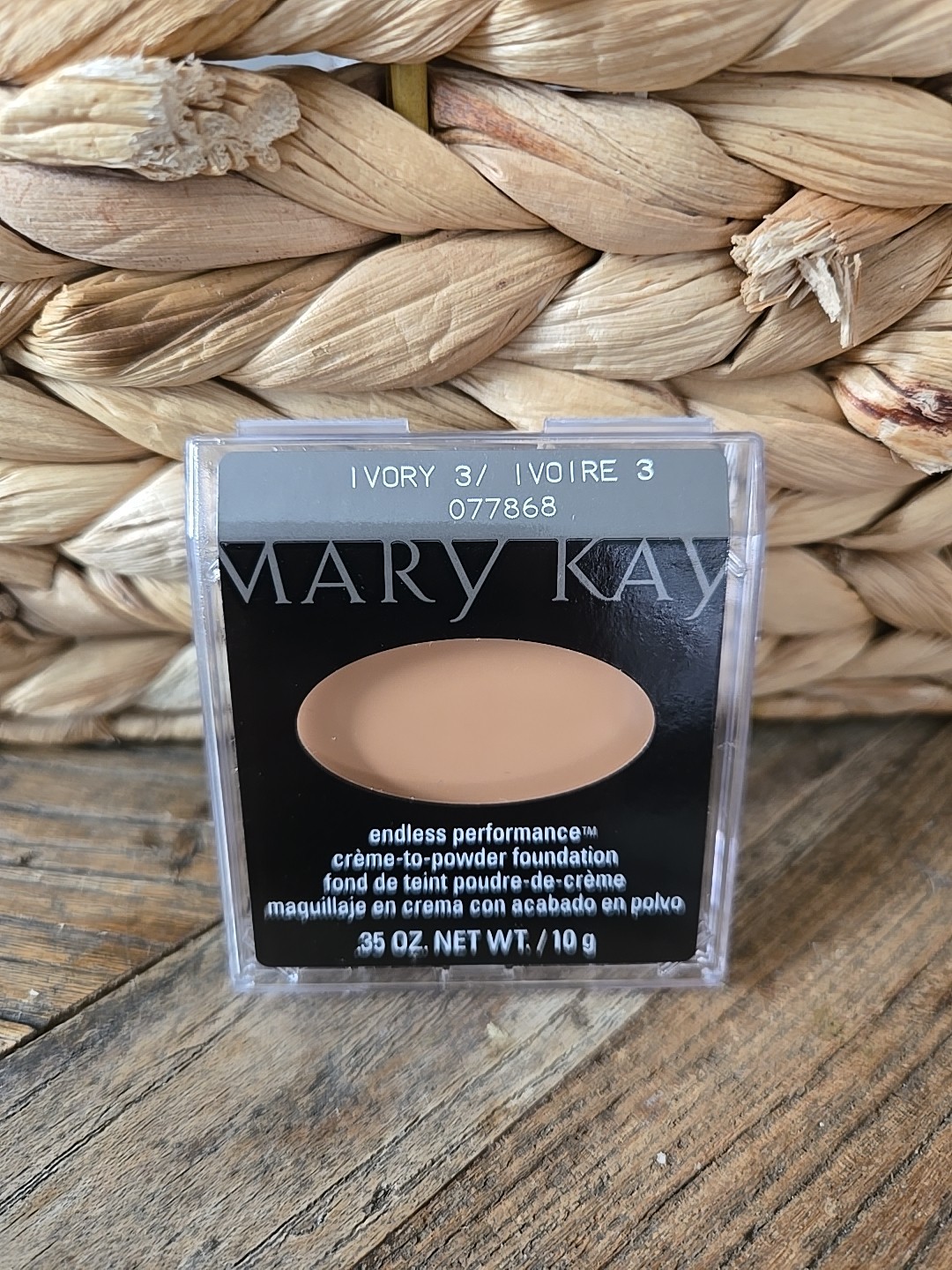Mary Kay " Ivory 3 "Endless Performance Creme To Powder Foundation 077868 NLA