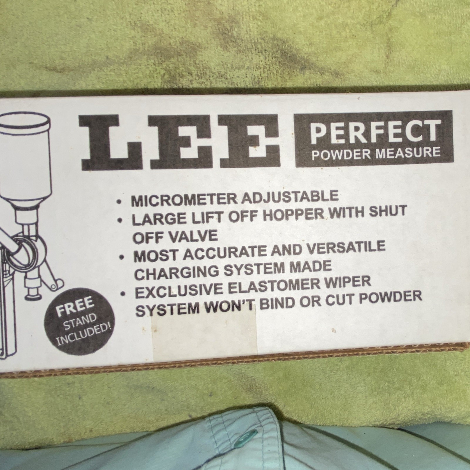Lee Perfect Powder Measure Micrometer Adj Lift-Off Hopper Shut-Off 100gr 90058