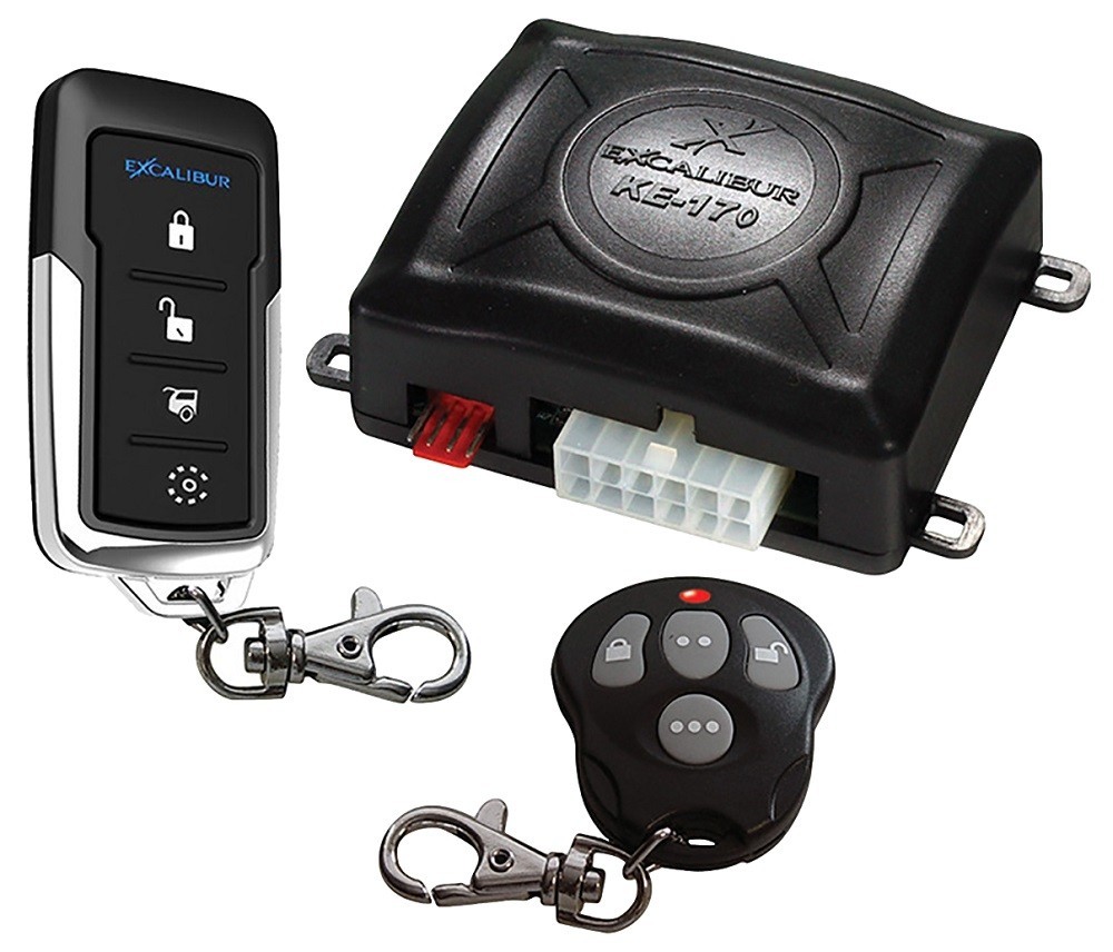 Excalibur KE‑170 Deluxe Keyless Entry System w 2 4‑Button Remotes