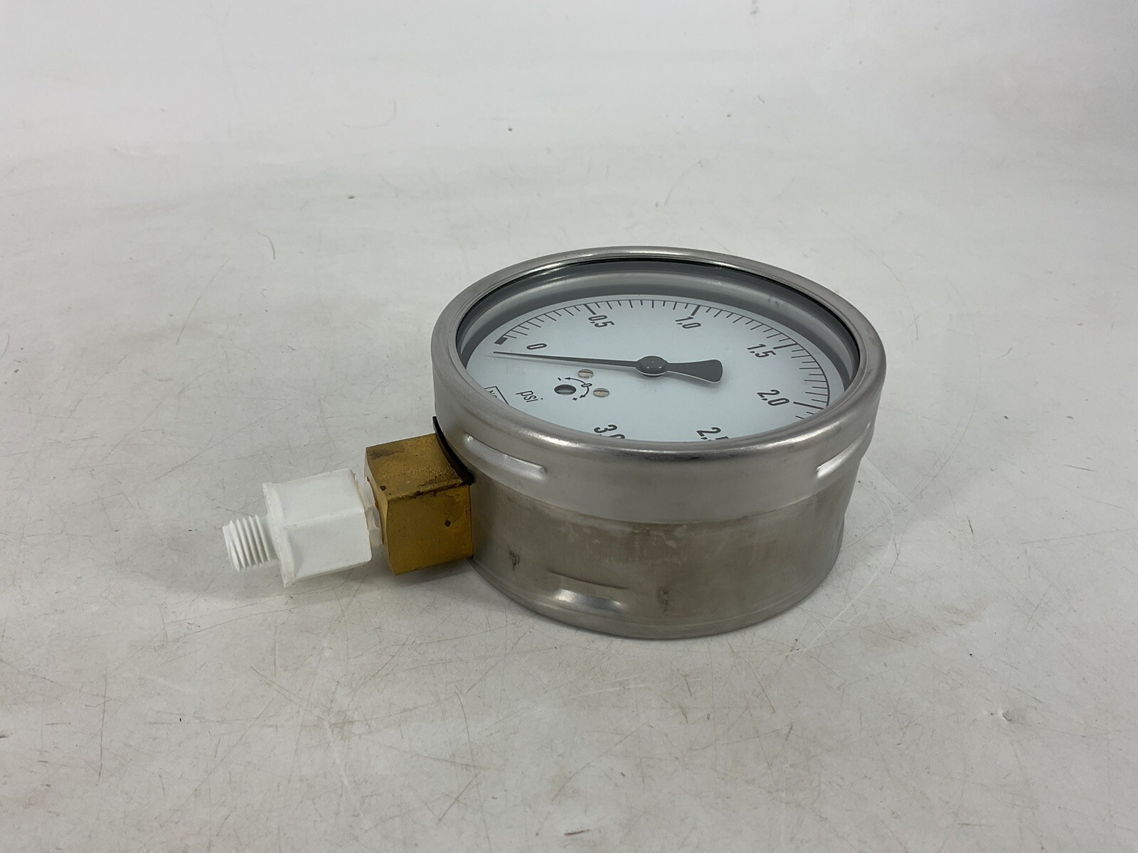 NOSHOK 4" 0-3.0 PSI Pressure Gauge