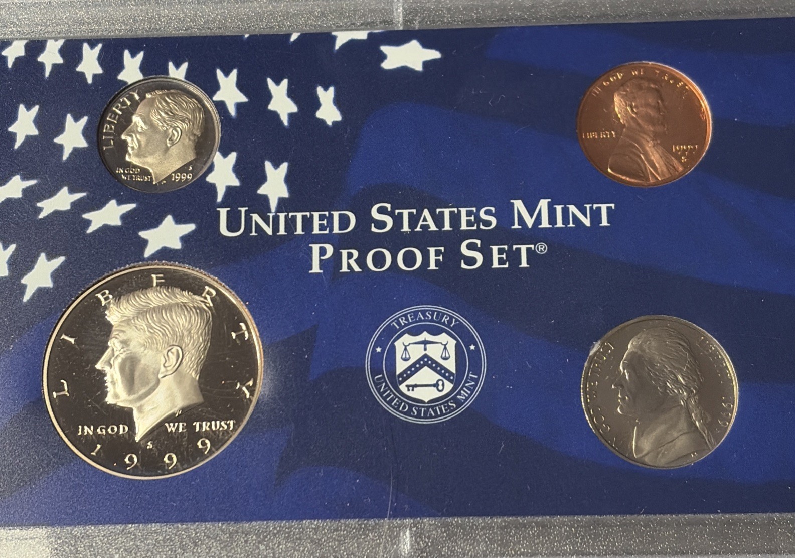 1999 US Proof Set - 9 Coin Set