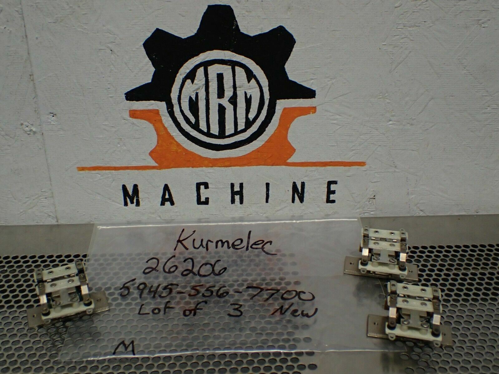 Kurmelec 26206 5945-556-7700 Relays New Old Stock (Lot of 3)