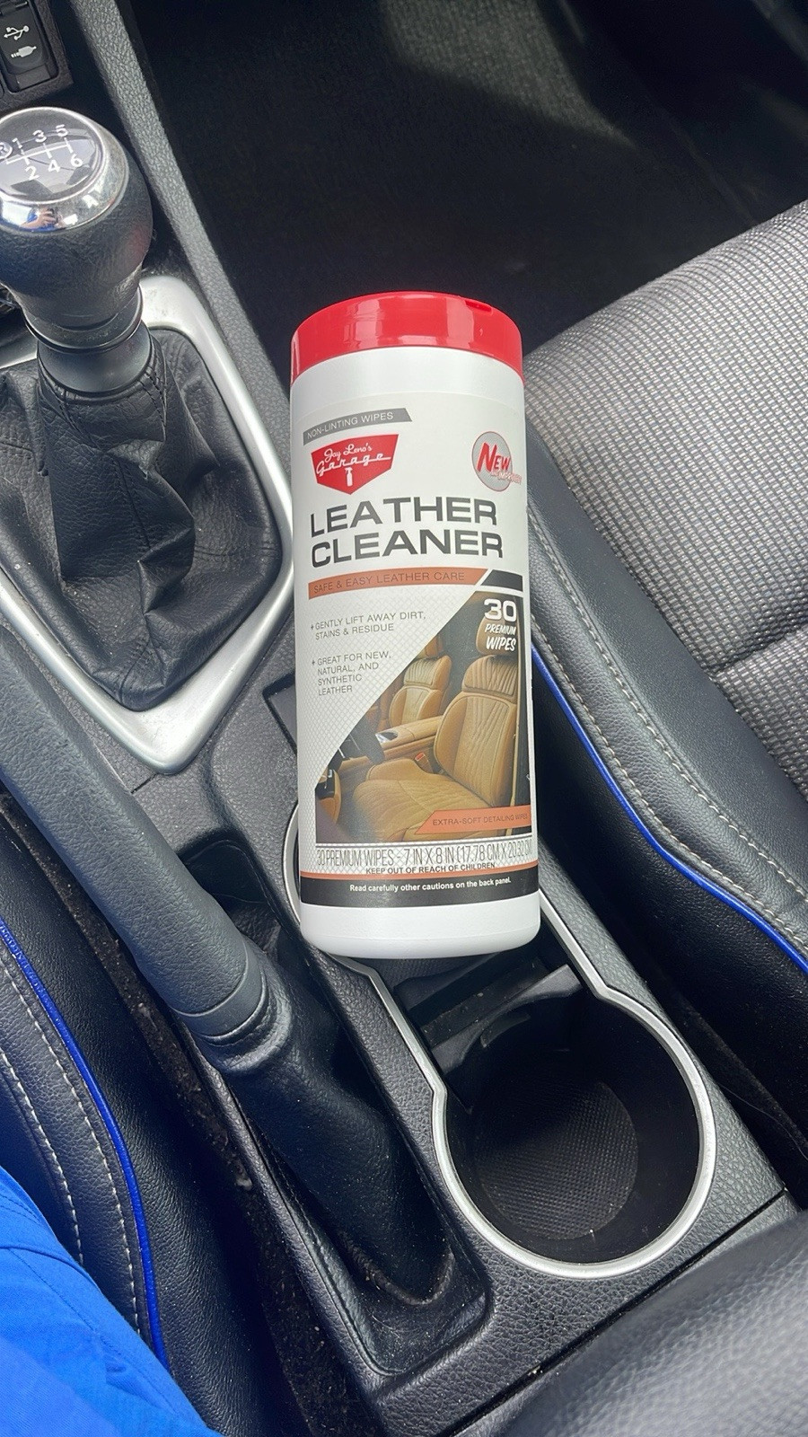 Jay Leno’s Garage Brand Leather Cleaner Wipes 30 Ct 7x8 Inch Cars Shoes Bags