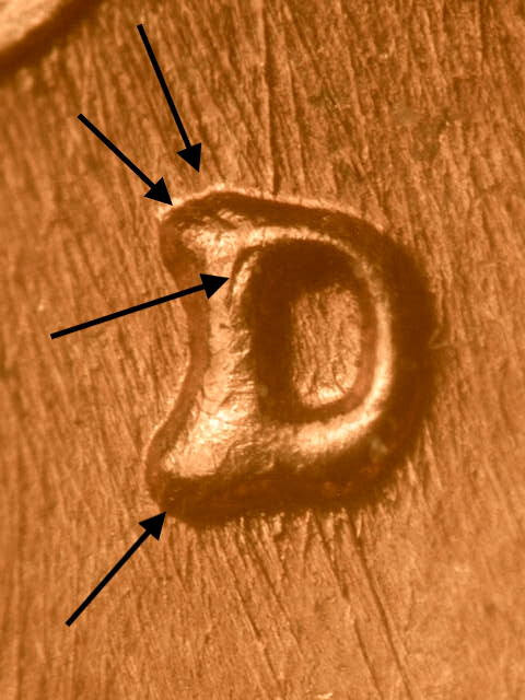 1960-D WRPM#148 Nice Tripled "D"  Ch/Gem BU/Uncirculated Red Lincoln Cent Error