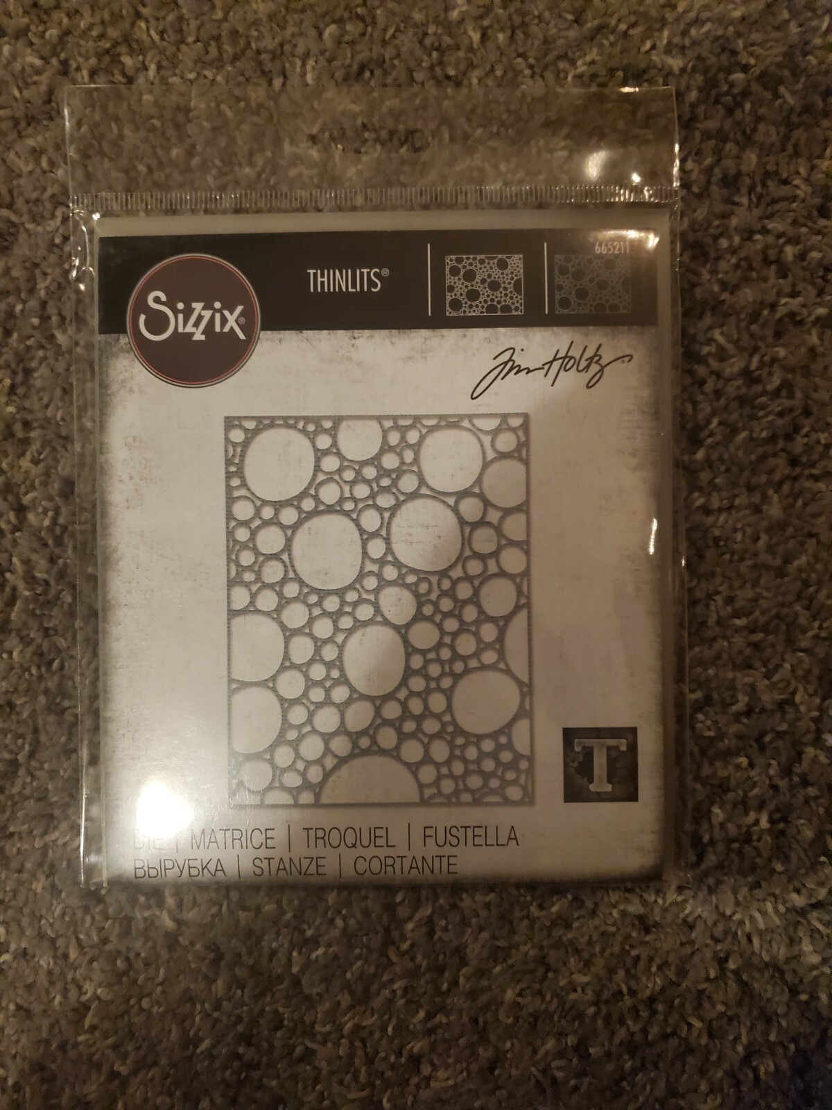Sizzix Thinlits Dies, Bubbling 665211
