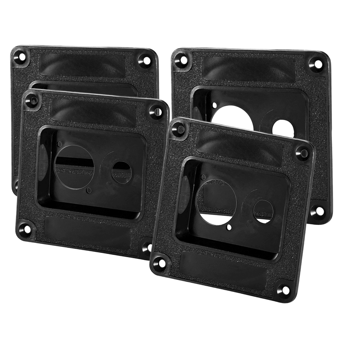 Four Pack Penn Elcom M1503 ABS Dish for 1 1/4"+ 1 Neutrik D/NL4MP XLR Connector