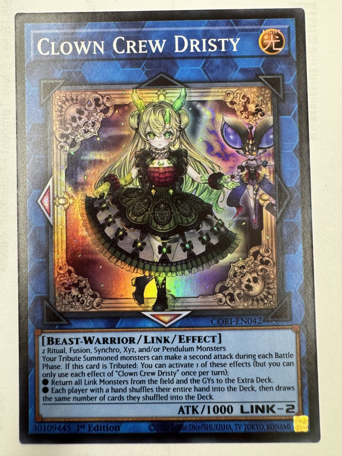 Clown Crew Dristy - CORI-EN042 - Super Rare - Chaos Origins-NM/M