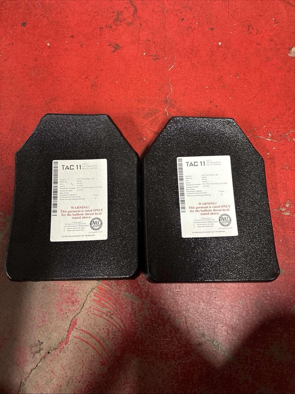 Ferro Concepts TAC 11 IVO-2 Plates S a p i Cut Medium