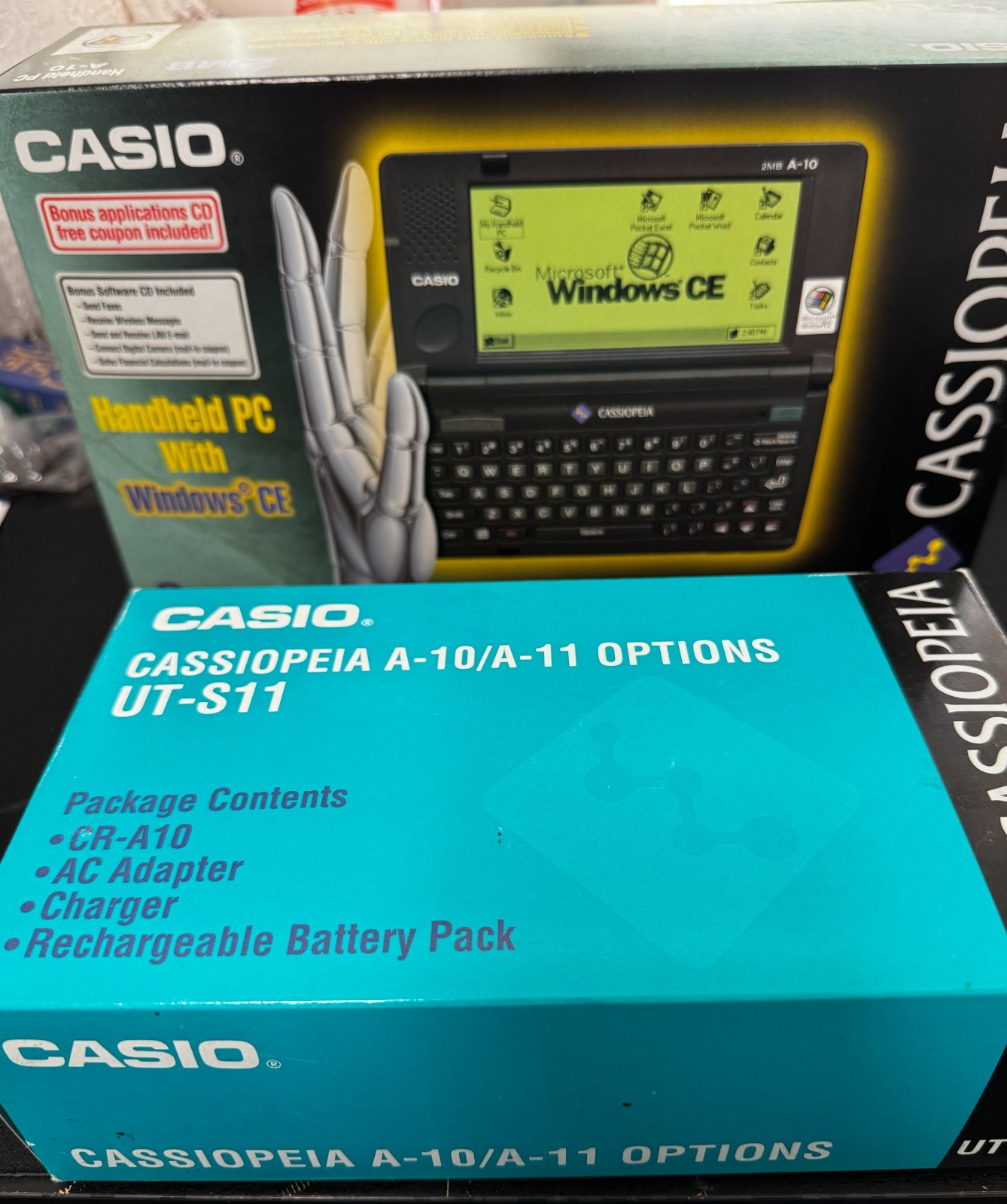 Casio Cassiopeia A-10 2MB - Tested Vintage Windows Pocket Computer w/ UT-S11