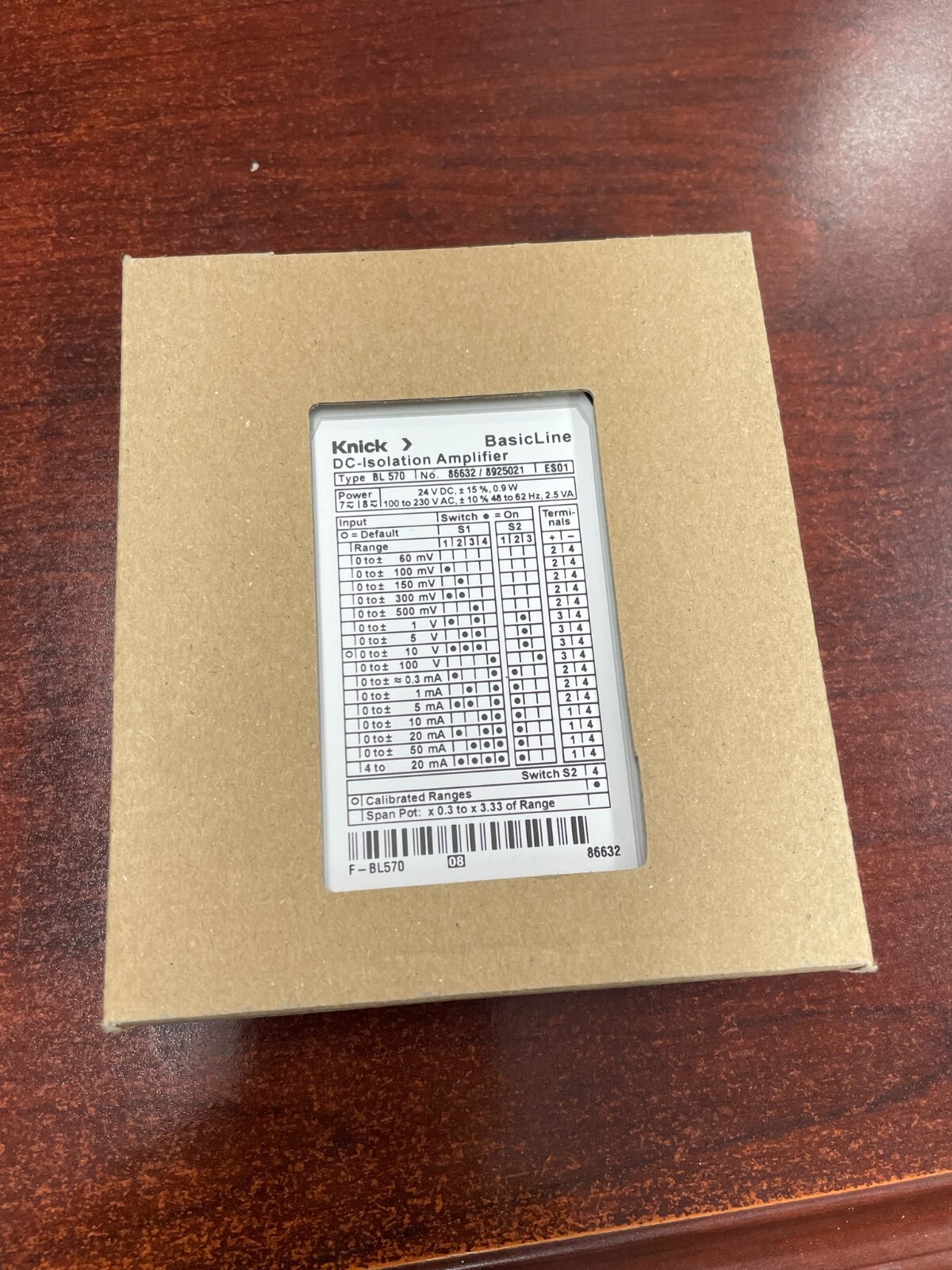 NEW Knick BL570 UNIVERSAL ISOLATION AMPLIFIER
