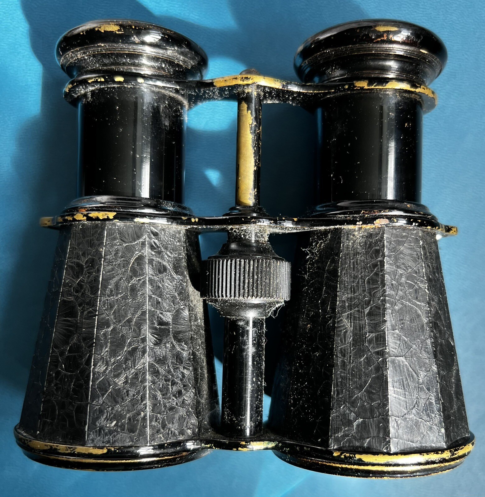 Adens Field Glass Leather Wrapped Binoculars