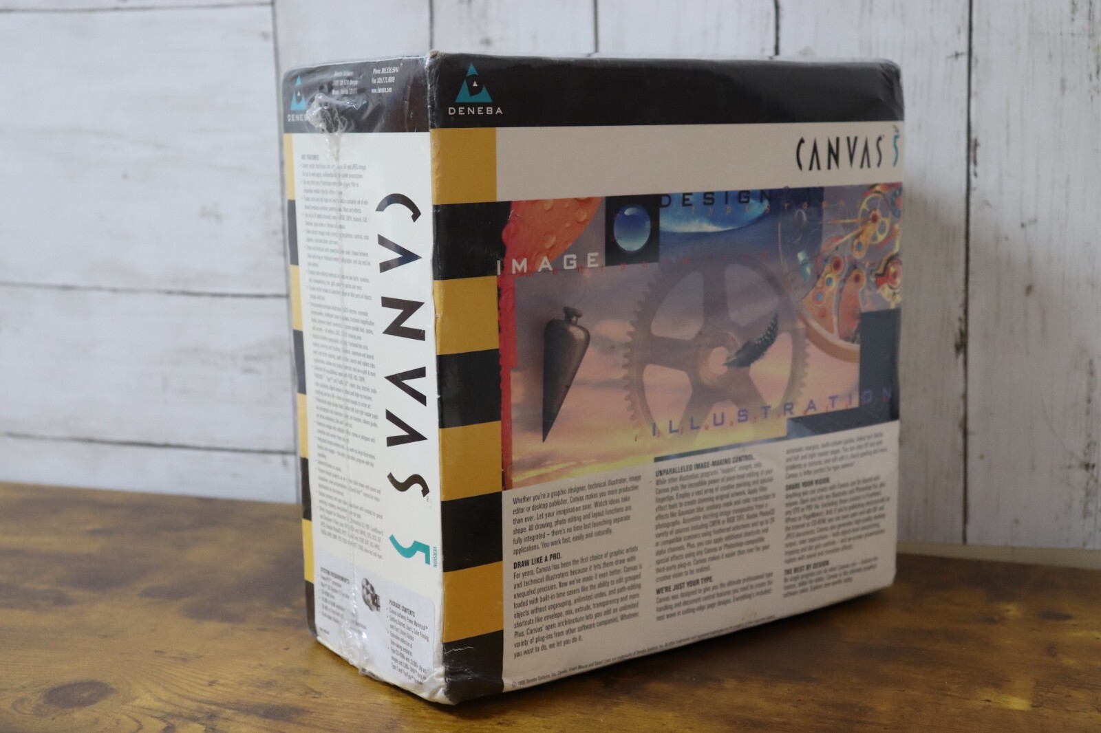 DENEBA Canvas Draw 5.0 Mac OS Image Design Illustration POWER PC NEW SEALED