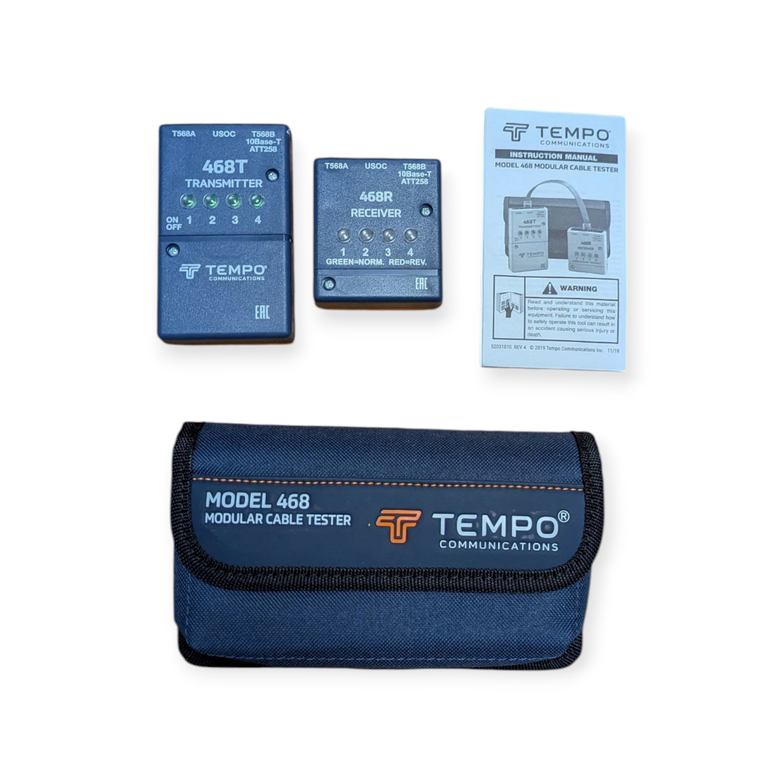 TEMPO Modular Cable Tester Model 468 TESTER