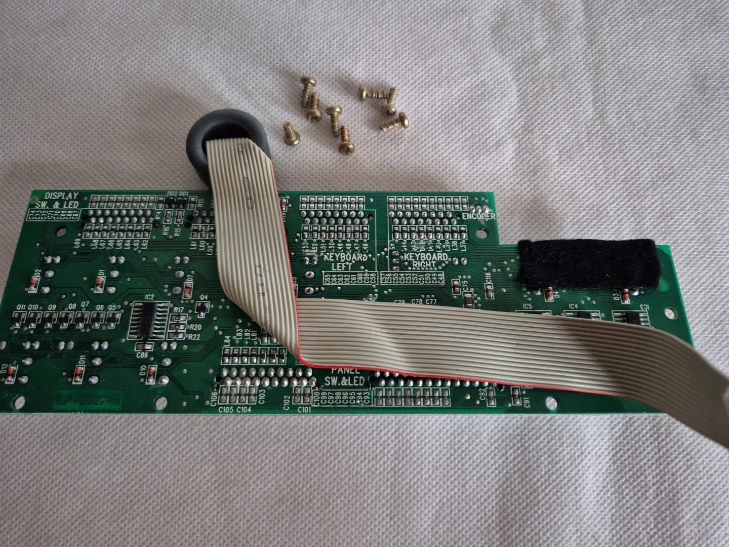 KORG PA80 Arranger Keyboard Performance/Program etc. Operation Board