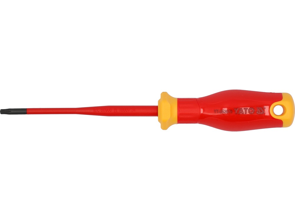 Yato Insulated Hex Socket Round Screwdriver Extra Slim T-Profile T15X100mm ...