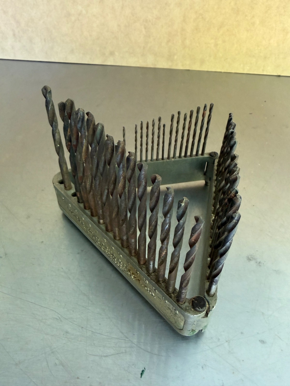 Morse Twist Drill and Machine Co. Folding Bit Holder Stand Index