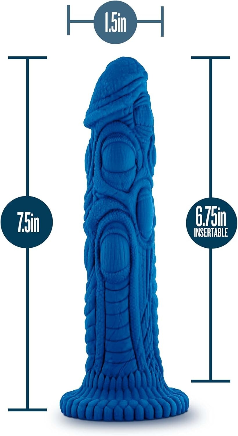 Eden Silicone Dragon Dildo Lock On Attachment Compatible Sex Toy for Adult Women