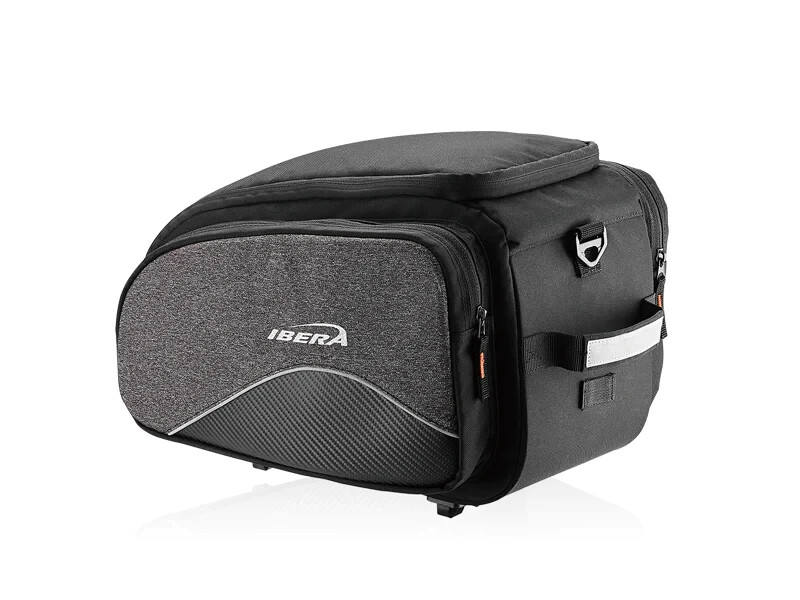 IBERA Bike MIK Trunk Bag Quick-Release Commuter Clip-On Rear Seat Bags IB-BA24
