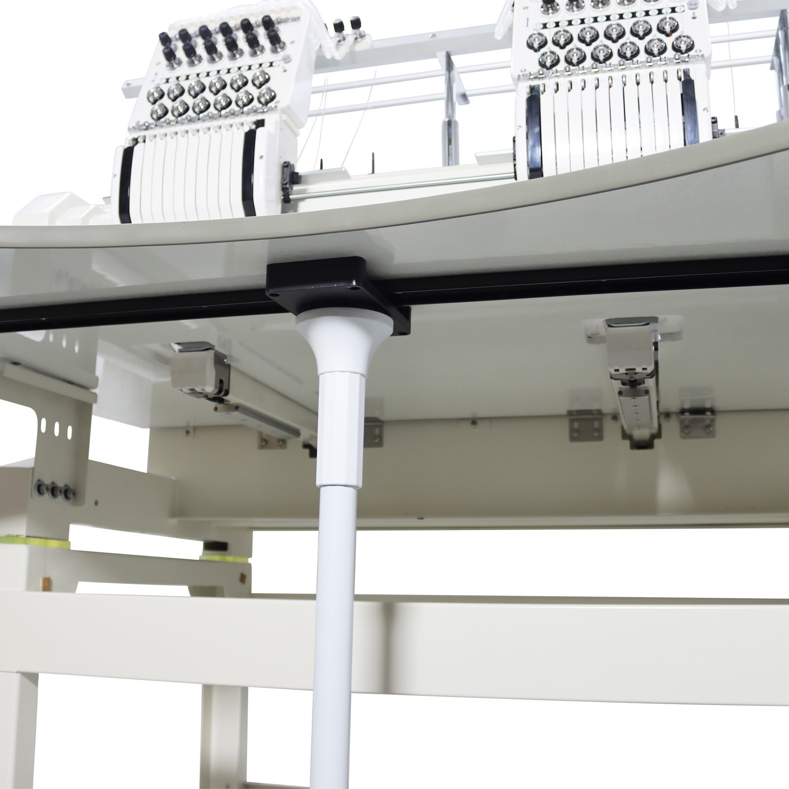 Double-Head 12 Needles Automatic Embroidery Machine Flat Hat DIY 15.7*19.7in