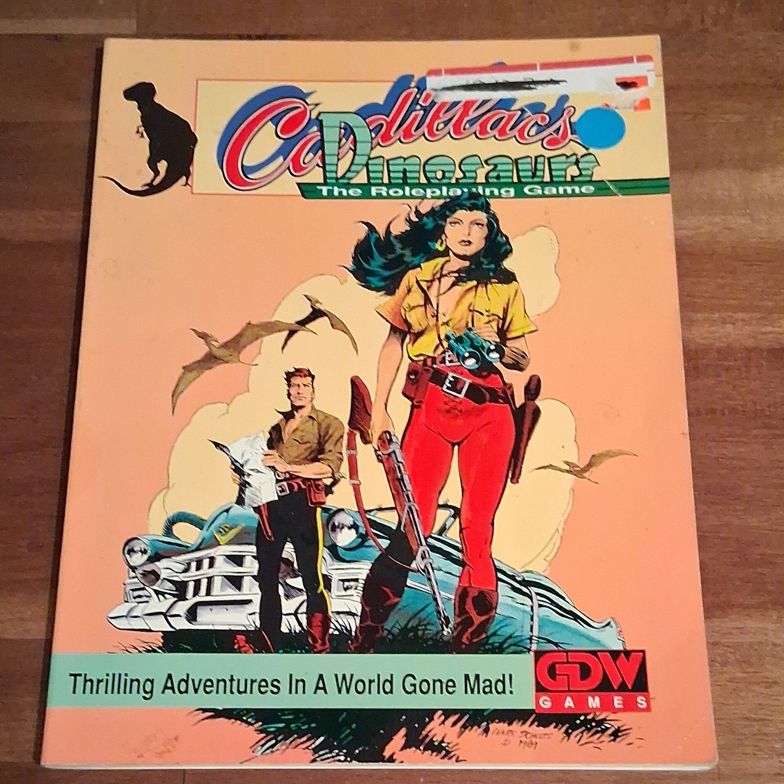 GDW Games Cadillacs and Dinosaurs The Roleplaying Game 1990 RPG MPN 3000