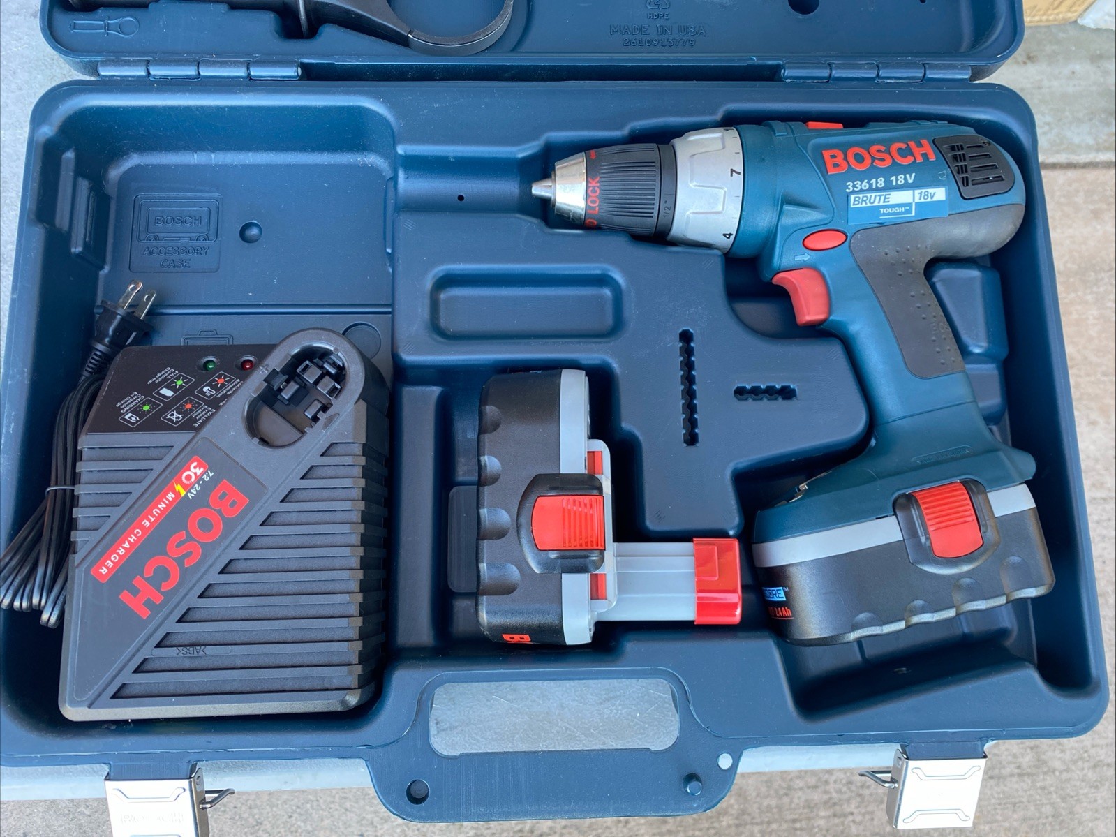 BOSCH 33618 18V 1/2" BRUTE CORDLESS DRILL Made In Japan